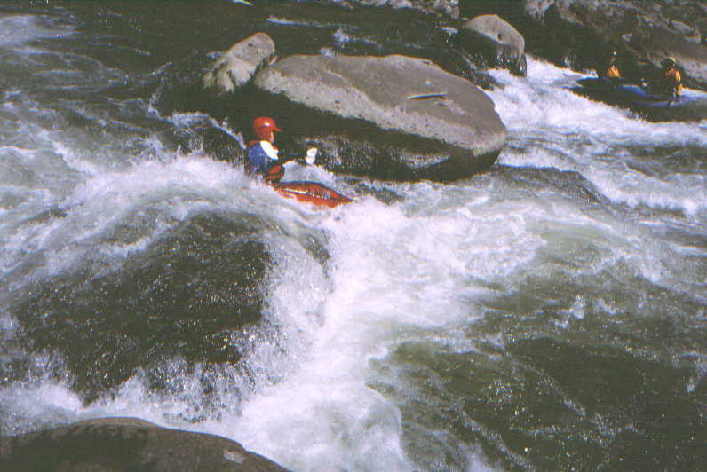 Ned Howenstine in Top of the World Rapid (Photo by Bob Maxey - 4/7/02)